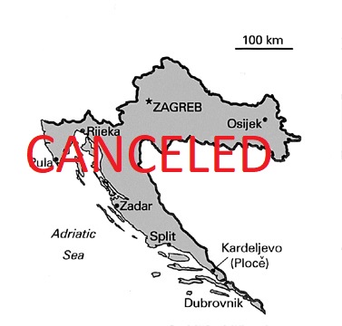 Croatia Trip Canceled